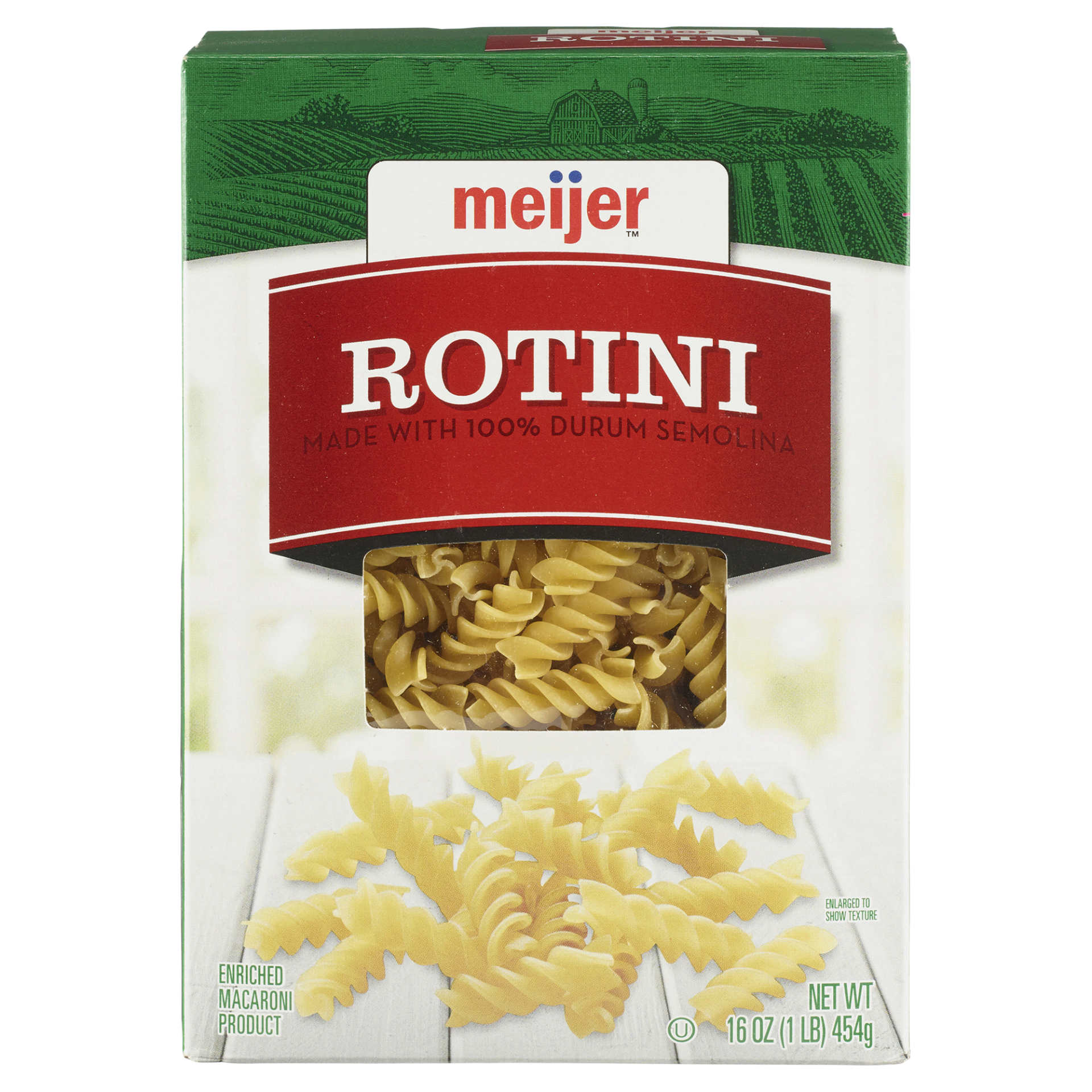 slide 1 of 9, Meijer Rotini Pasta, 16 oz