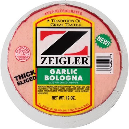 slide 1 of 1, Zeigler Bologna, 16 oz