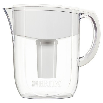 slide 1 of 1, Brita Everyday 10 Cup Water Pitcher - White, 1 ct
