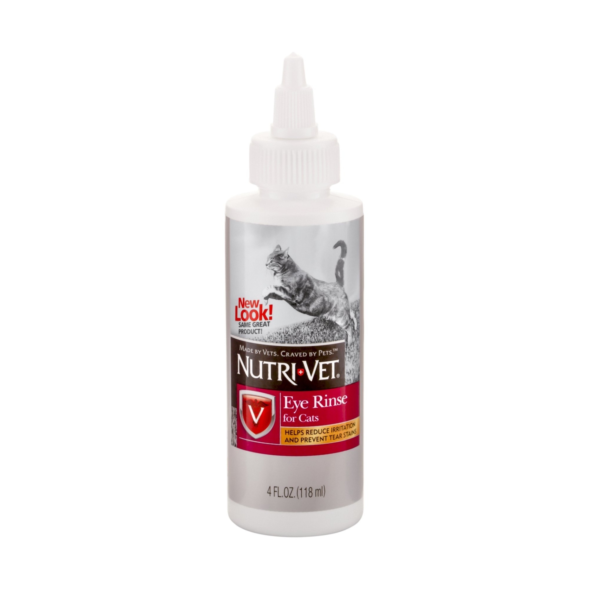 slide 1 of 1, Nutri-Vet Cat Eye Cleaner, 4 fl oz