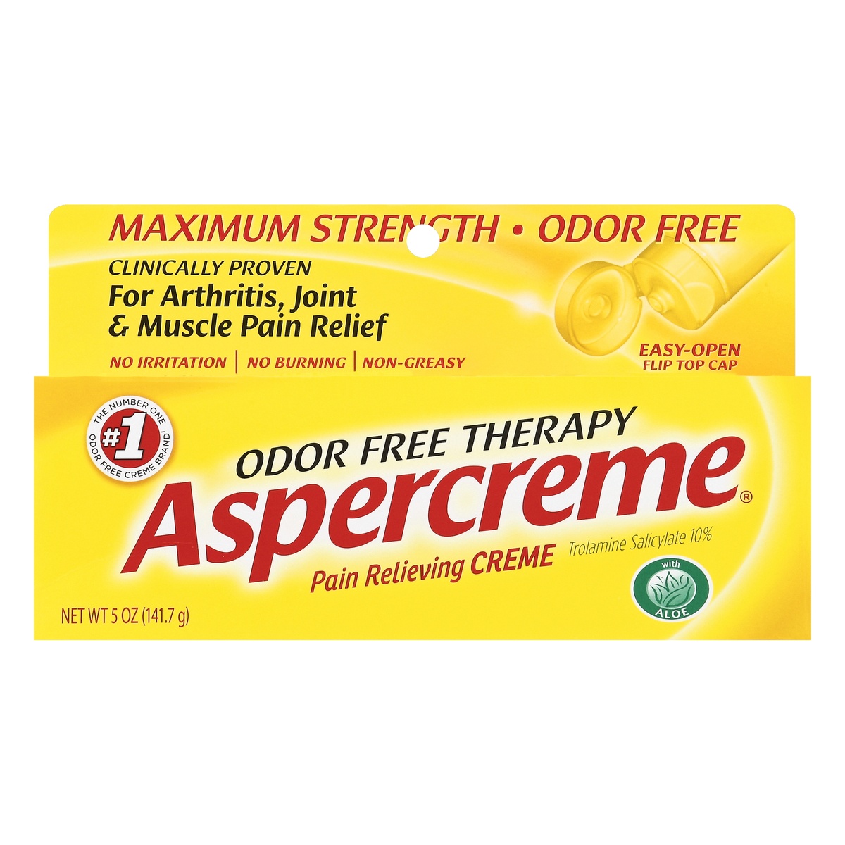 slide 1 of 1, Aspercreme Arthritis Joint and Muscle Pain Relieving Creme, 5 oz