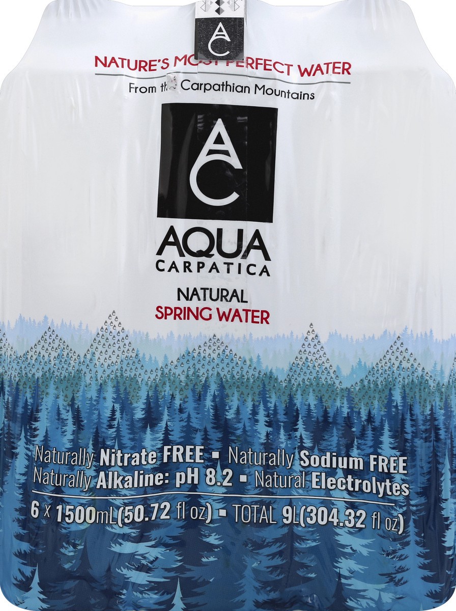 slide 4 of 8, AQUA Carpatica Spring Water - 6 ct, 304.32
