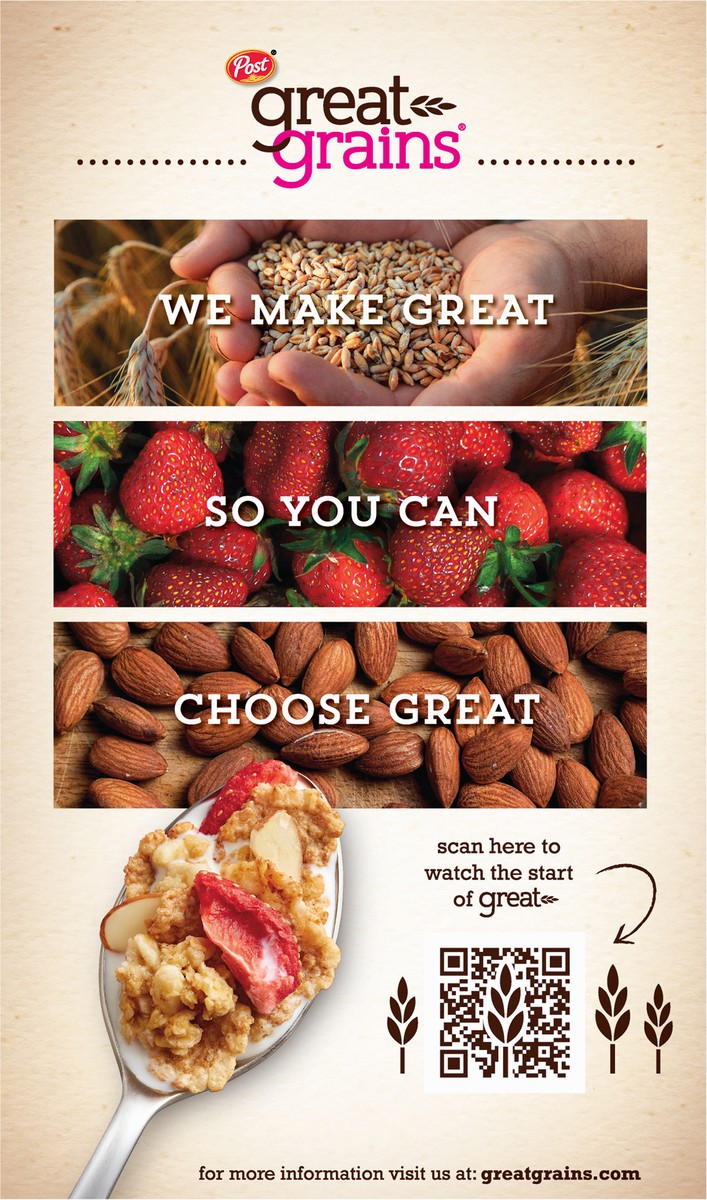 slide 5 of 9, Great Grains Post Red Berry Great Grains Cereal, 13 oz