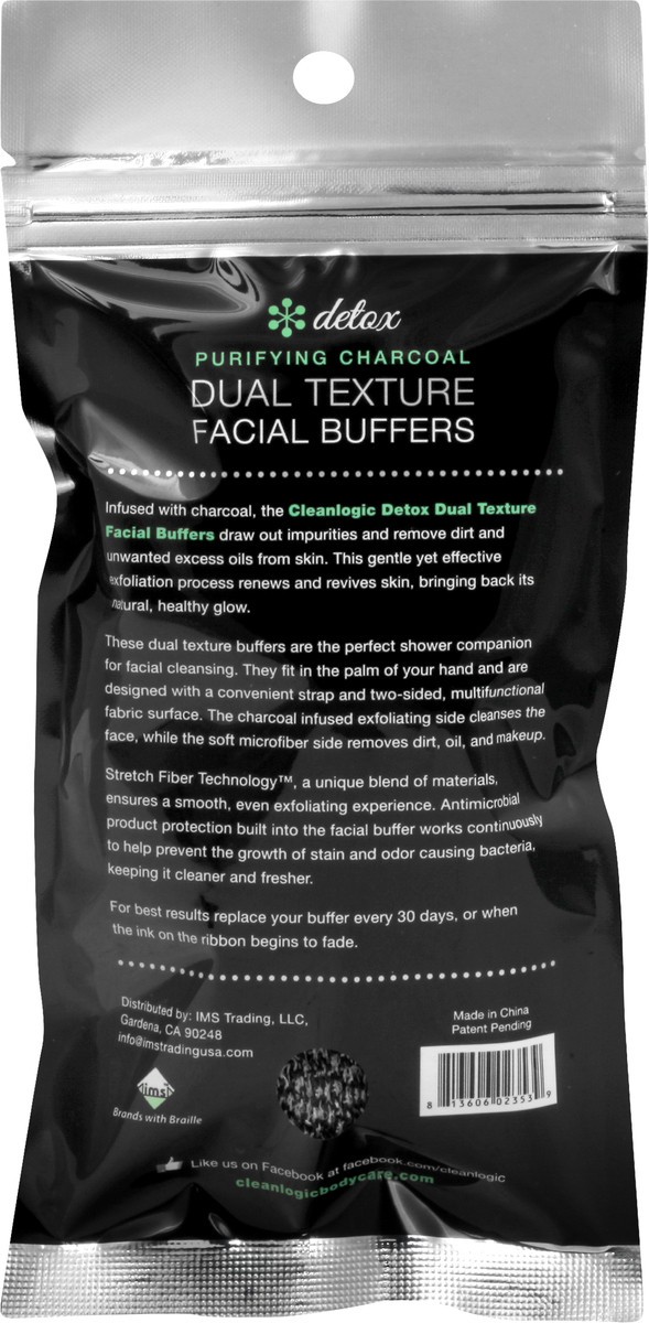 slide 5 of 7, cleanlogic Buffer Facial Detox Dual, 3 ct