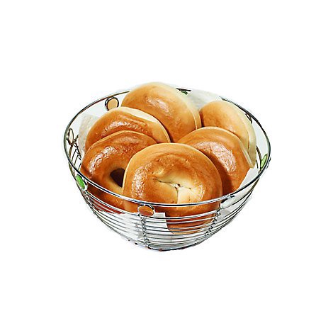slide 1 of 1, Chompie's NY Plain Bagels, 6 ct; 24 oz