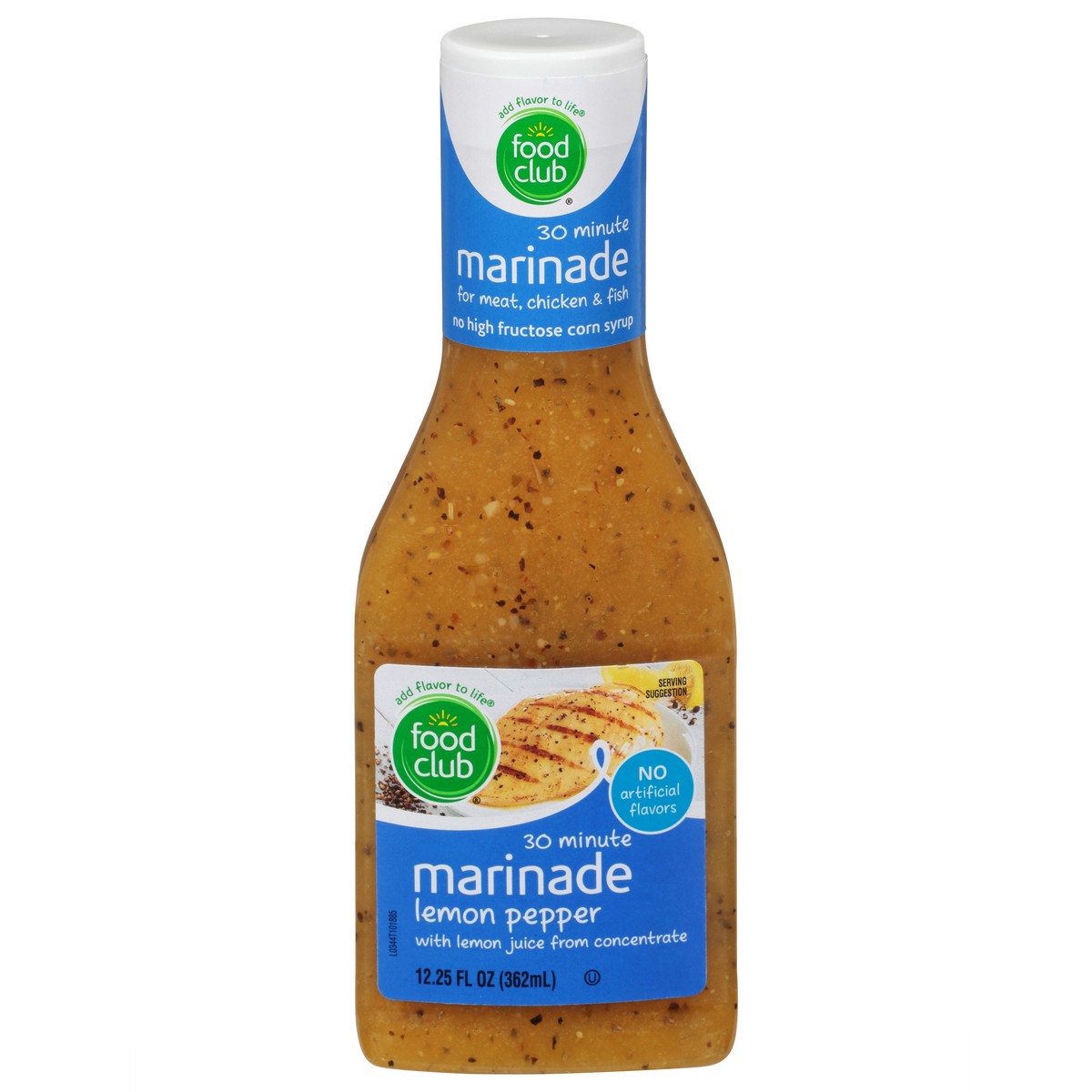 slide 1 of 6, Food Club Lemon Pepper Marinade, 12.25 oz