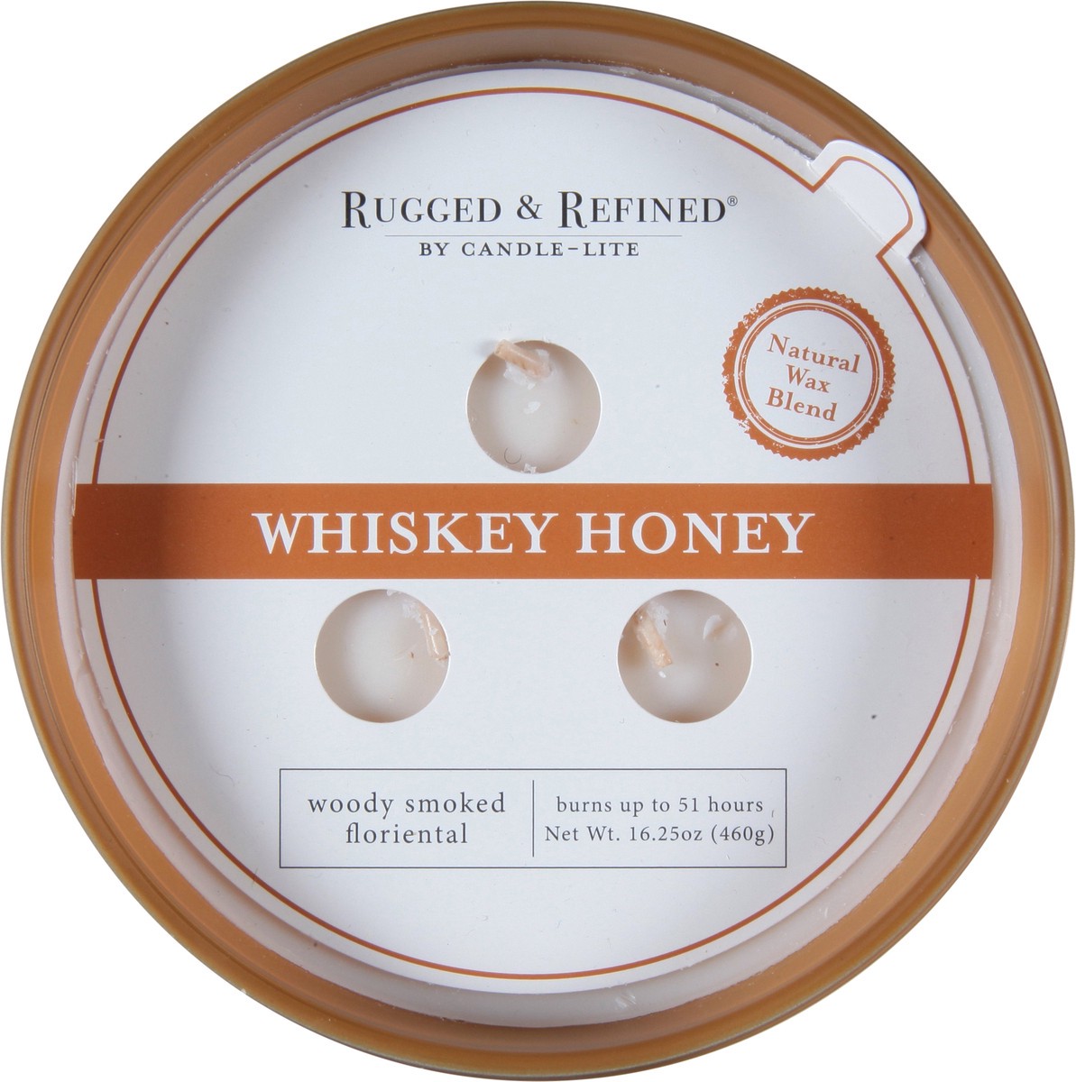 slide 4 of 9, Rugged & Refined Whiskey Honey Candle 16.25 oz, 1 ct