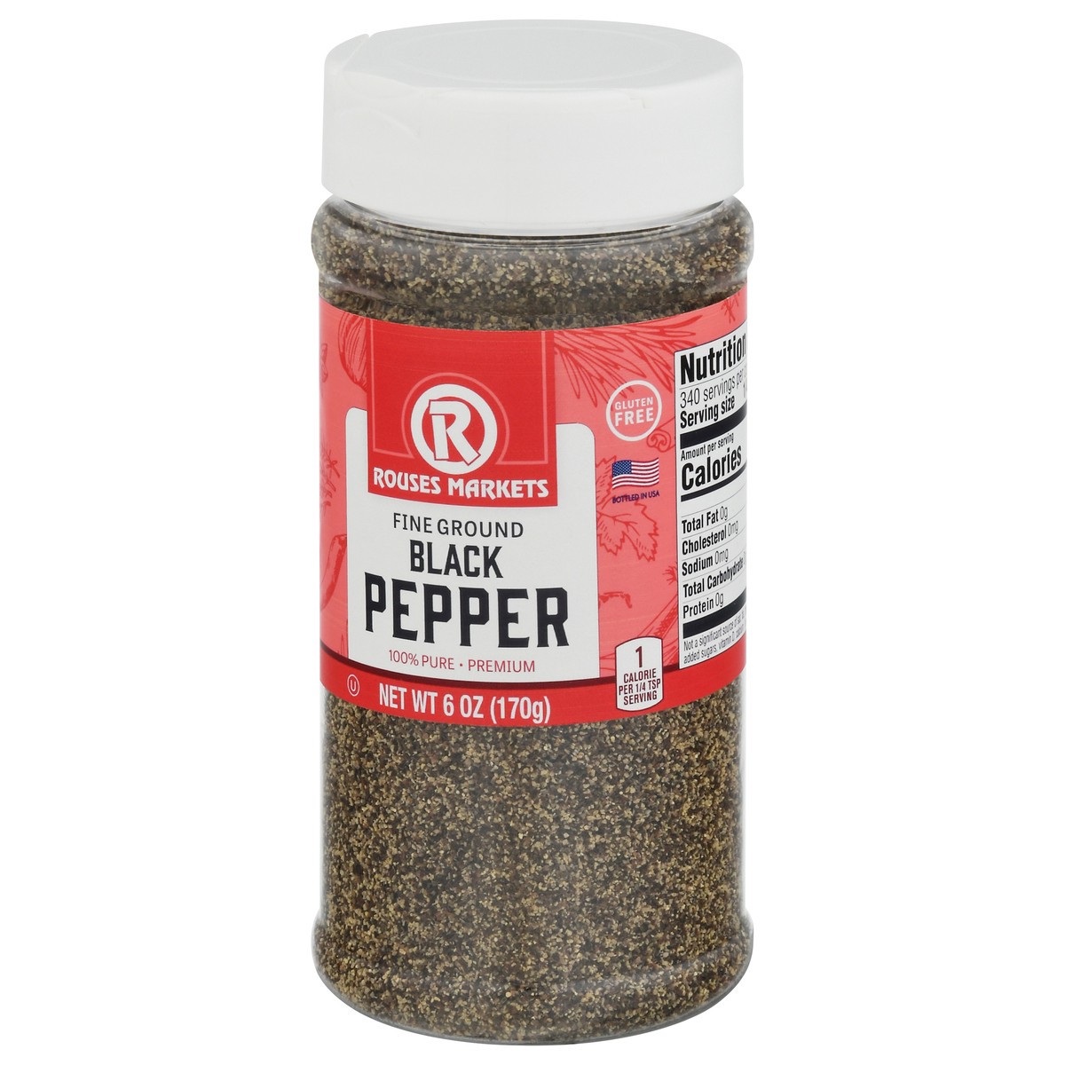 slide 9 of 14, Rouses Markets Fine Ground Black Pepper 6 oz, 6 oz