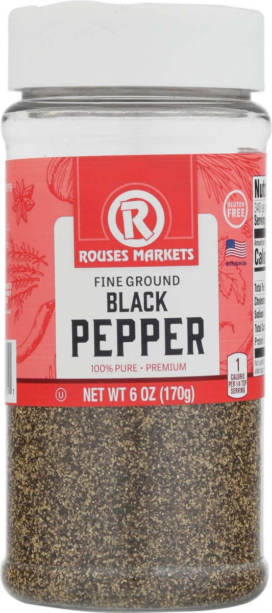 slide 3 of 14, Rouses Markets Fine Ground Black Pepper 6 oz, 6 oz