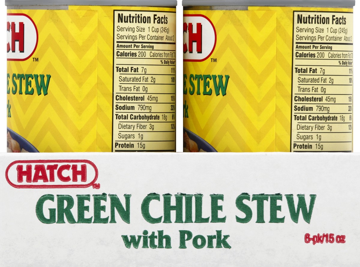 slide 6 of 10, Hatch Green Chile Stew 6 ea, 15 oz