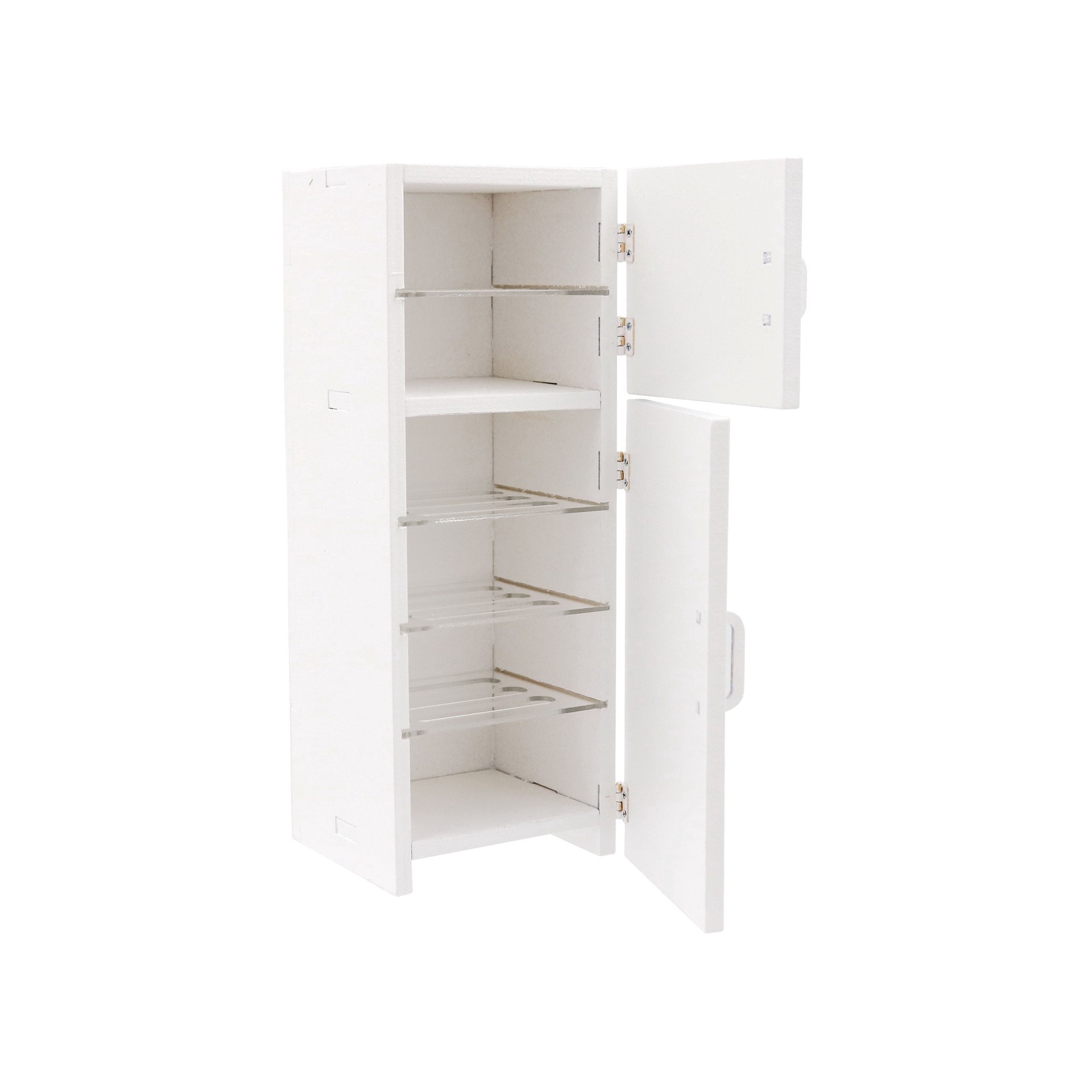 slide 3 of 3, Miniature White Wood Refrigerator By Make Market, 2.33 in x 2.24 in x 5.92 in