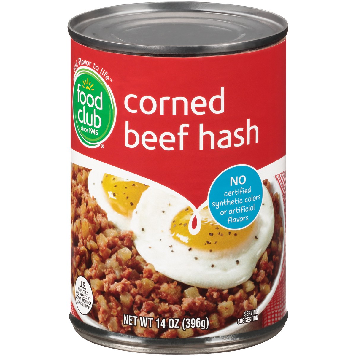 slide 7 of 13, Food Club Corned Beef Hash, 14 oz