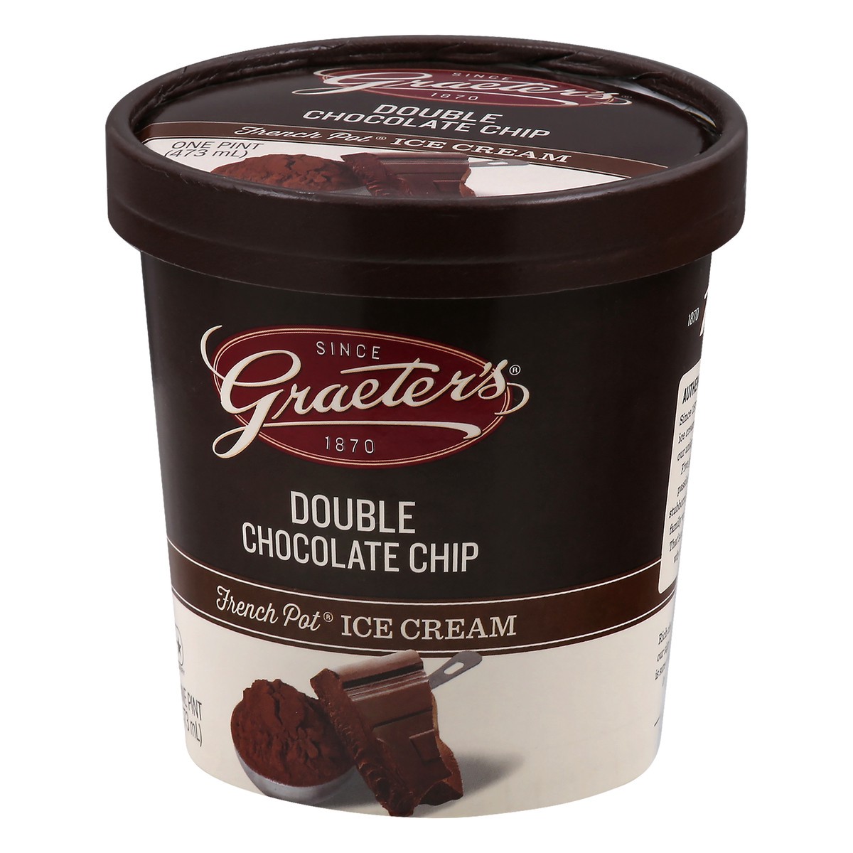 slide 3 of 9, Graeter's French Pot Double Chocolate Chip Ice Cream 1 pt, 1 pint