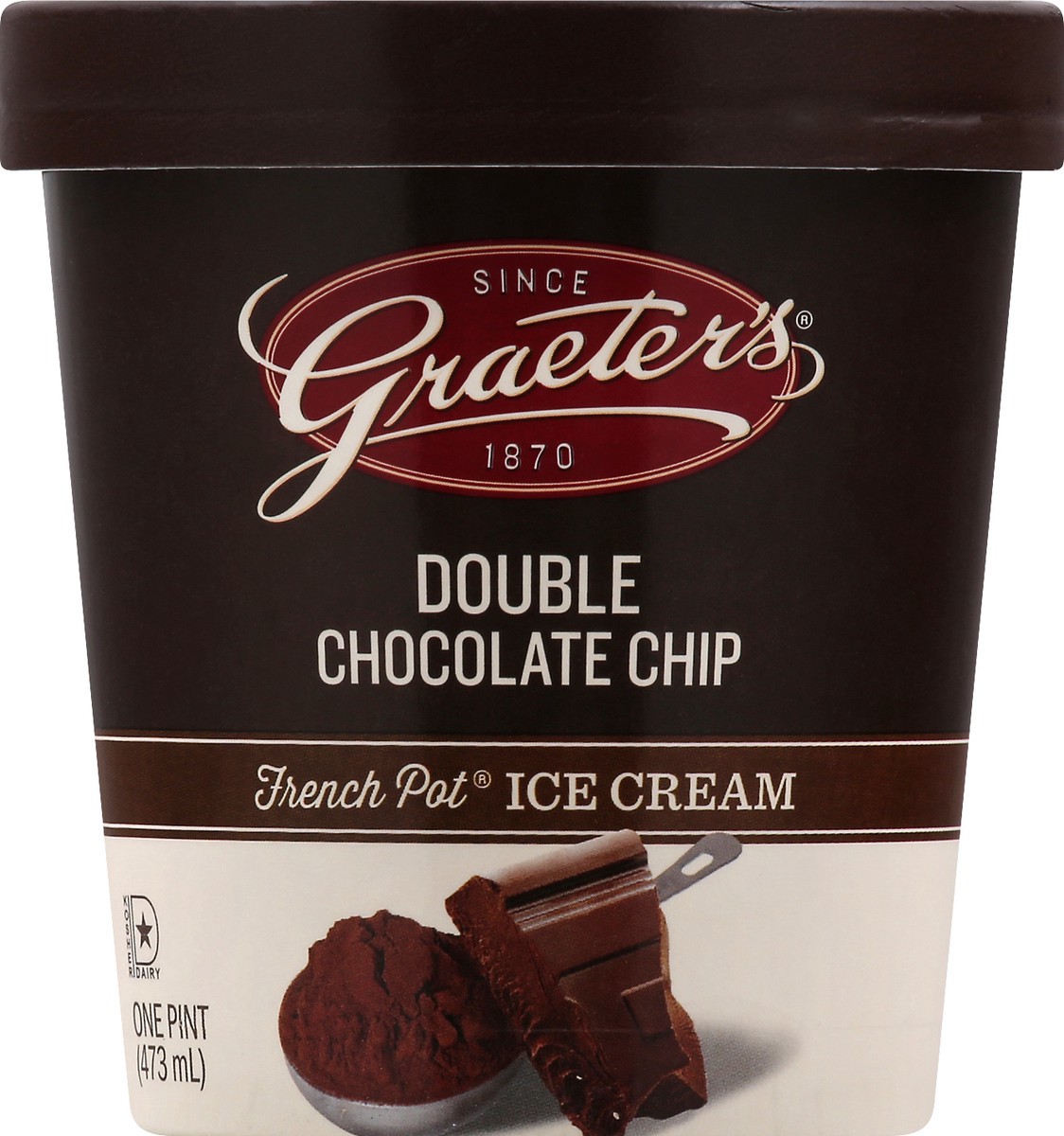 slide 6 of 9, Graeter's French Pot Double Chocolate Chip Ice Cream 1 pt, 1 pint