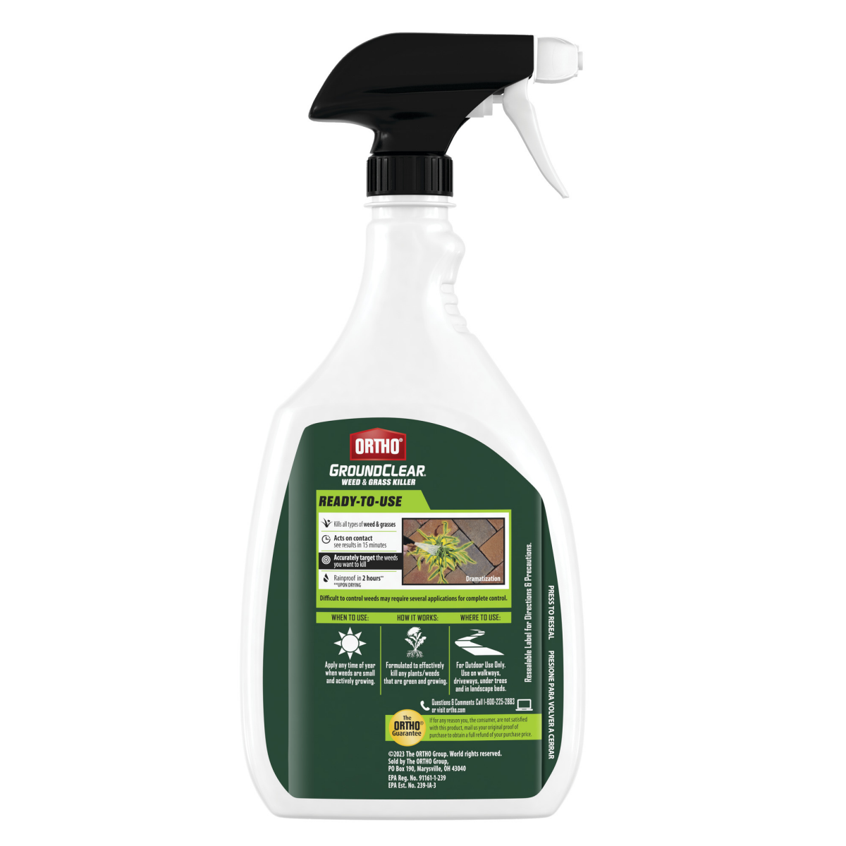 slide 4 of 13, Ortho Groundclear Weed & Grass Killer, 24 fl oz