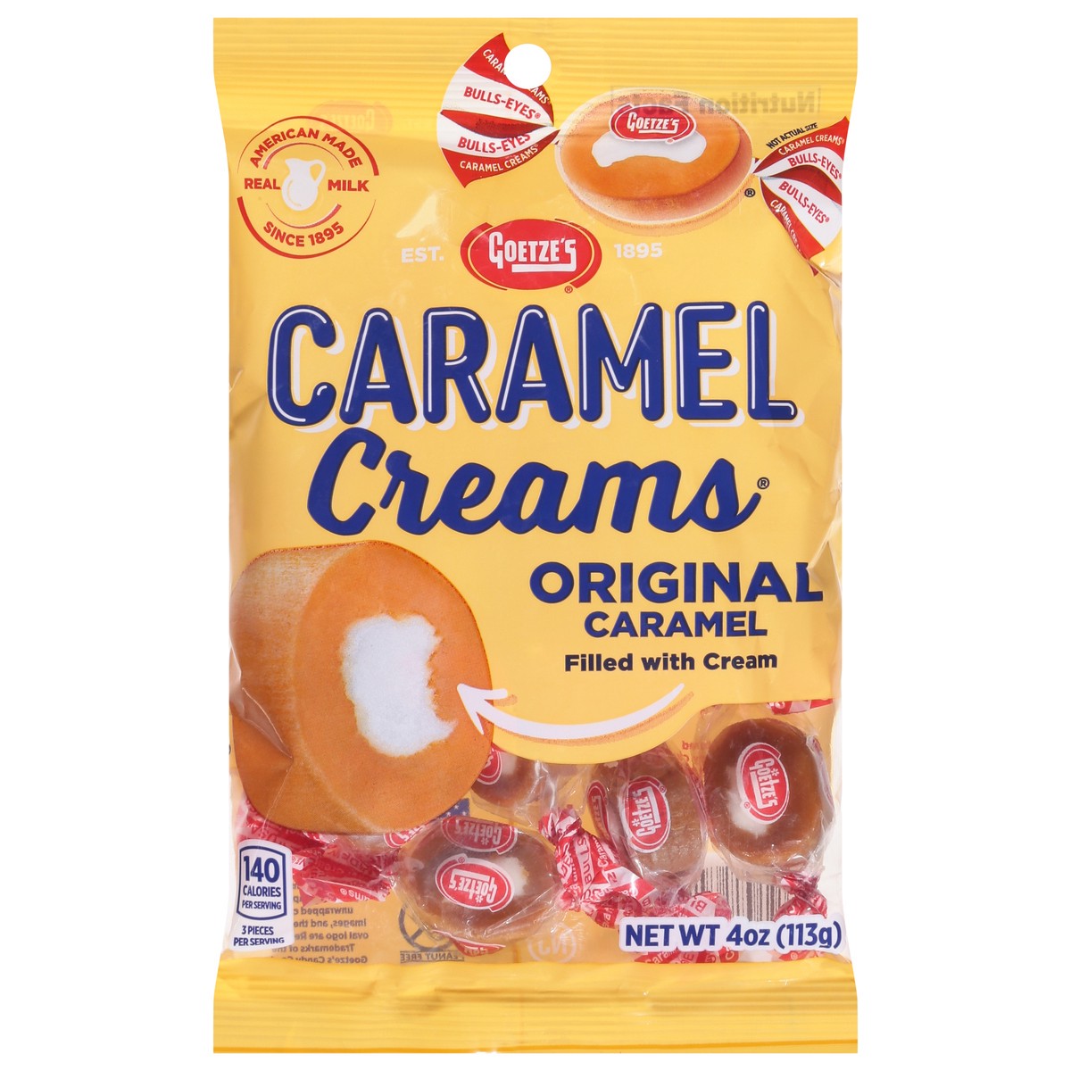 slide 1 of 9, Goetze's Caramel Creams 4 oz, 4 oz