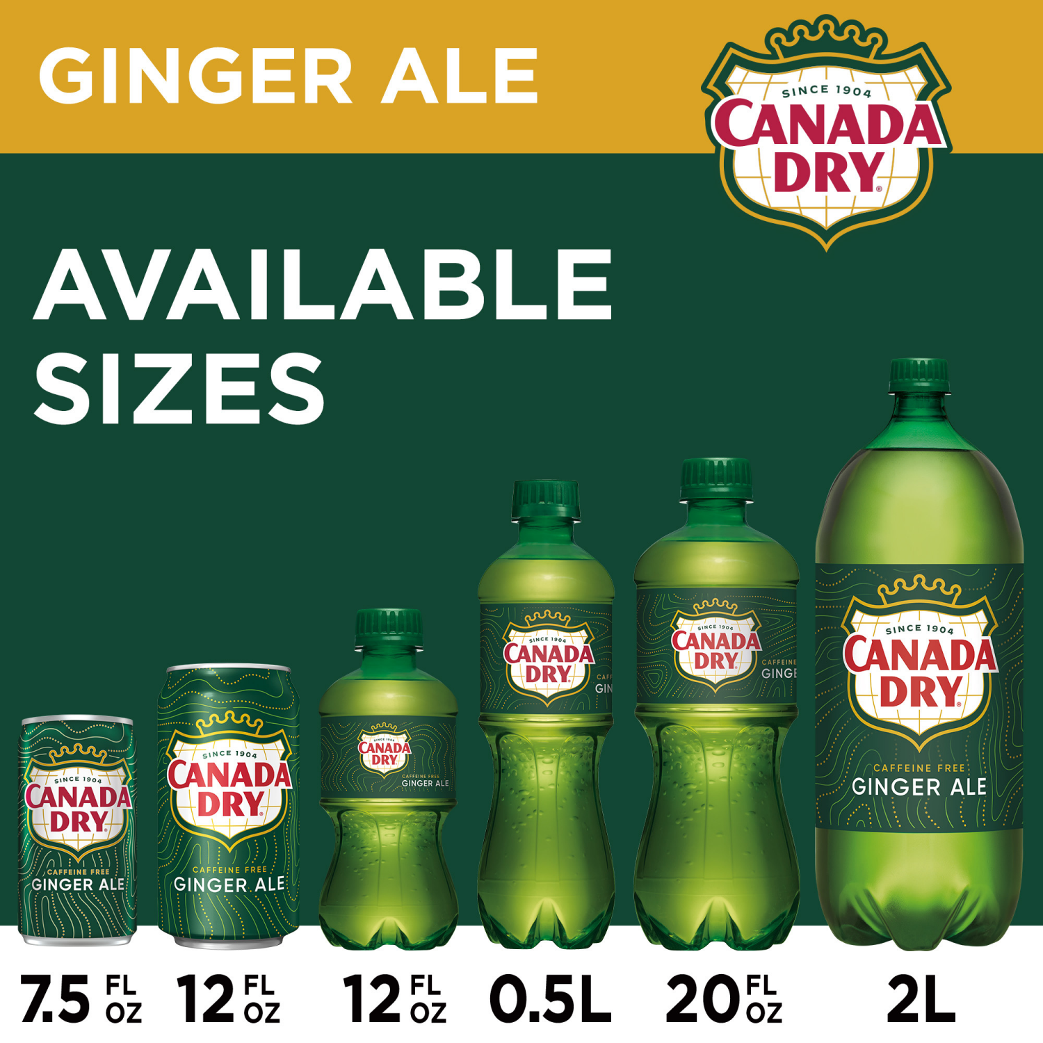 slide 2 of 4, Canada Dry Ginger Ale Soda, 7.5 fl oz cans, 6 pack, 6 ct; 7.5 oz