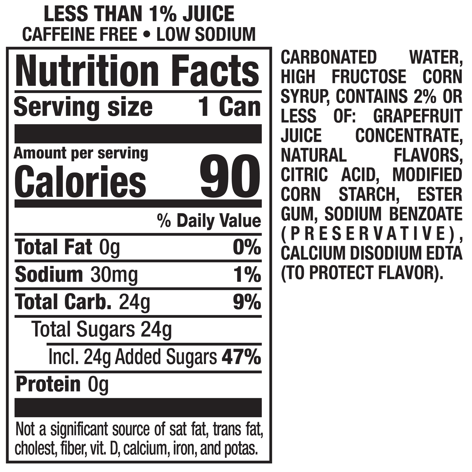 slide 4 of 5, Squirt Citrus Soda, 7.5 fl oz cans, 6 pack, 6 ct; 7.5 oz