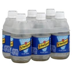 Schweppes Club Soda 6-10 fl oz