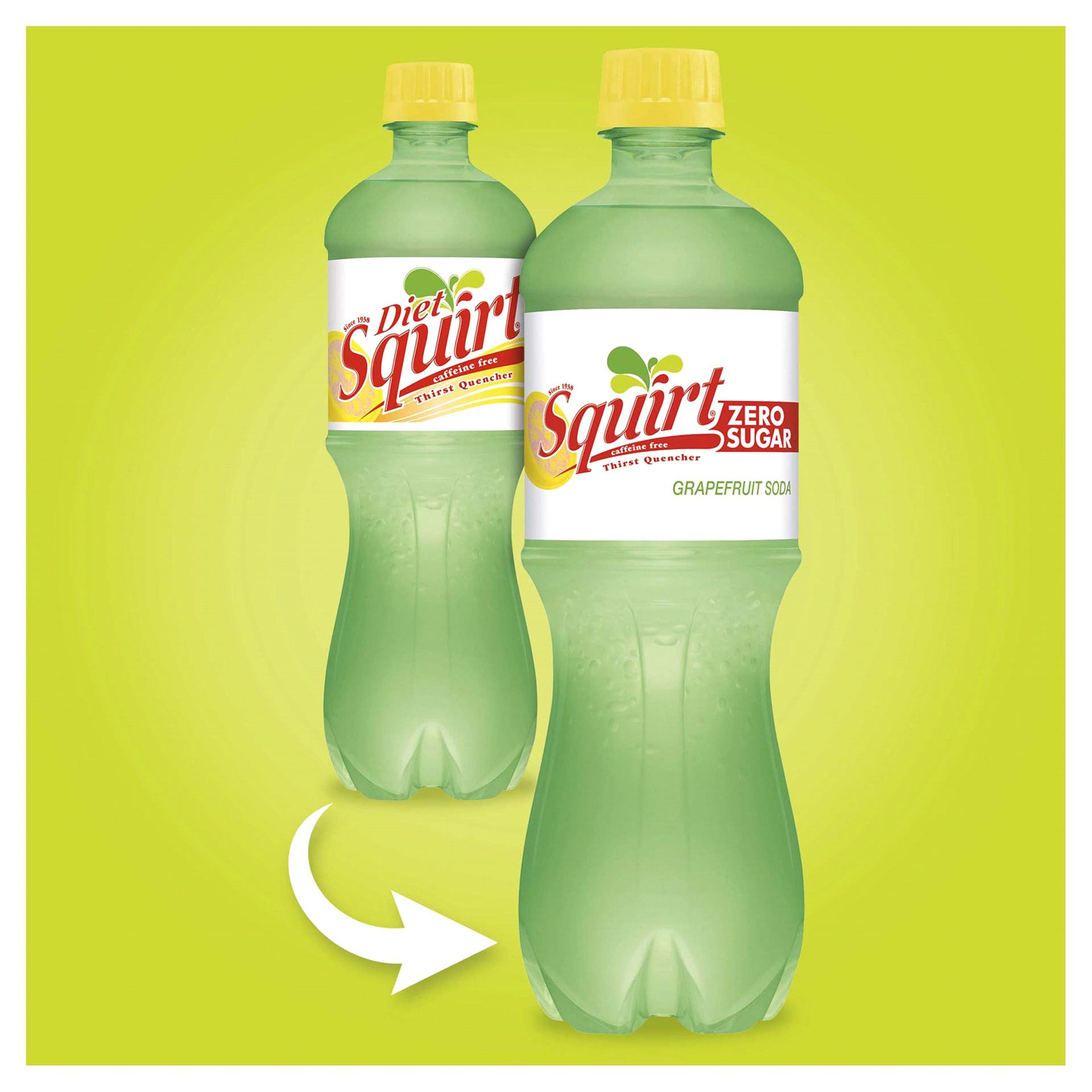 slide 14 of 25, Squirt Zero Sugar Grapefruit Soda bottles, 6 ct