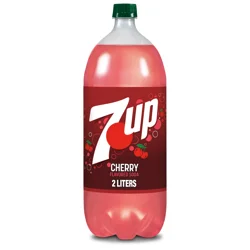 7UP Cherry Flavored Soda, 2 L bottle