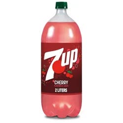 7UP Cherry Flavored Soda, 2 L bottle