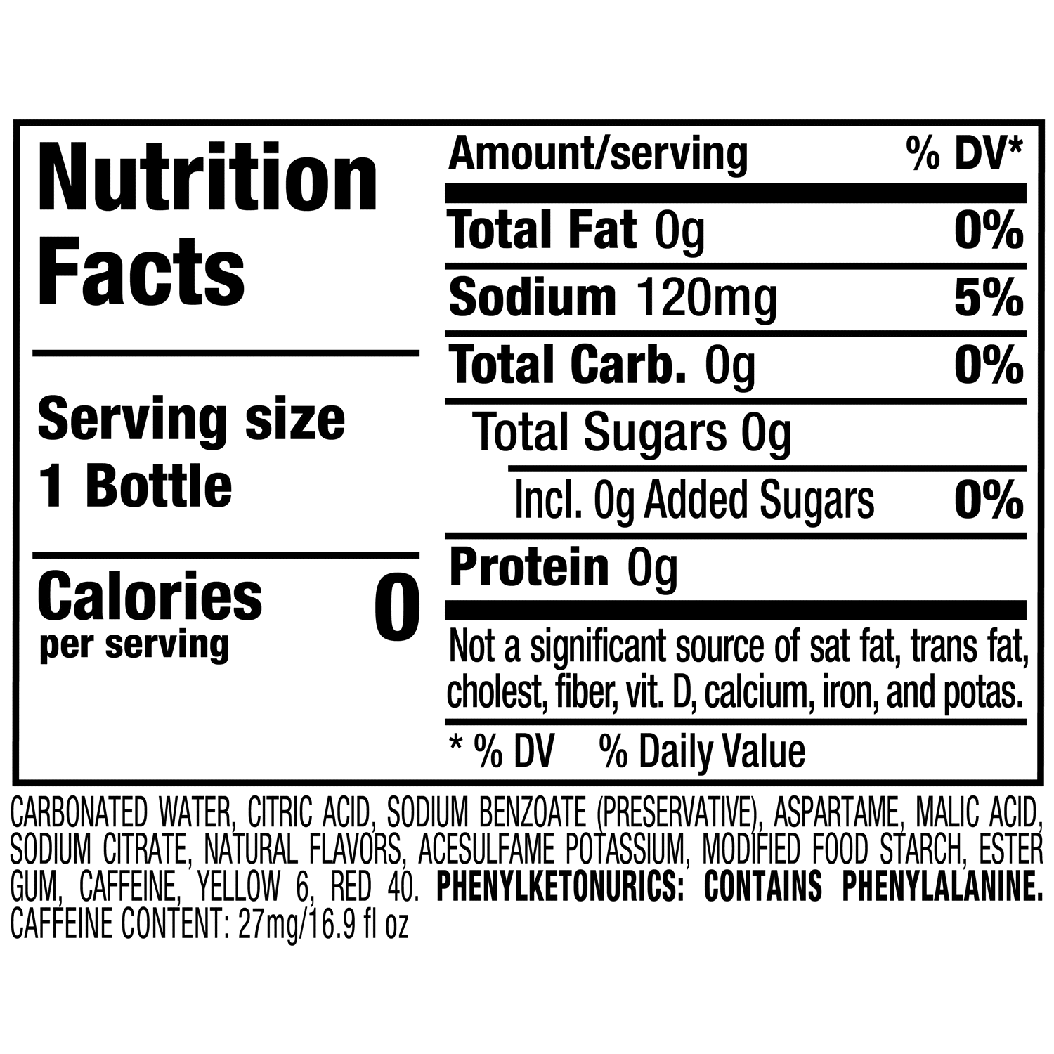 slide 2 of 5, Sunkist Zero Sugar Orange Soda- 6 ct; 16.9 oz - 6 ct; 16.9 oz, 6 ct; 16.9 oz