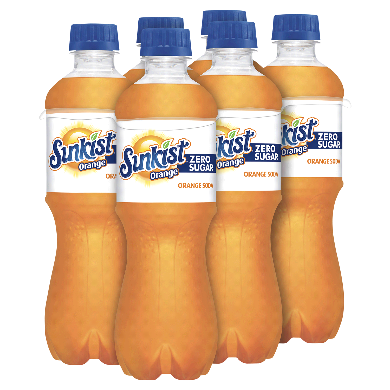 slide 5 of 5, Sunkist Zero Sugar Orange Soda- 6 ct; 16.9 oz - 6 ct; 16.9 oz, 6 ct; 16.9 oz