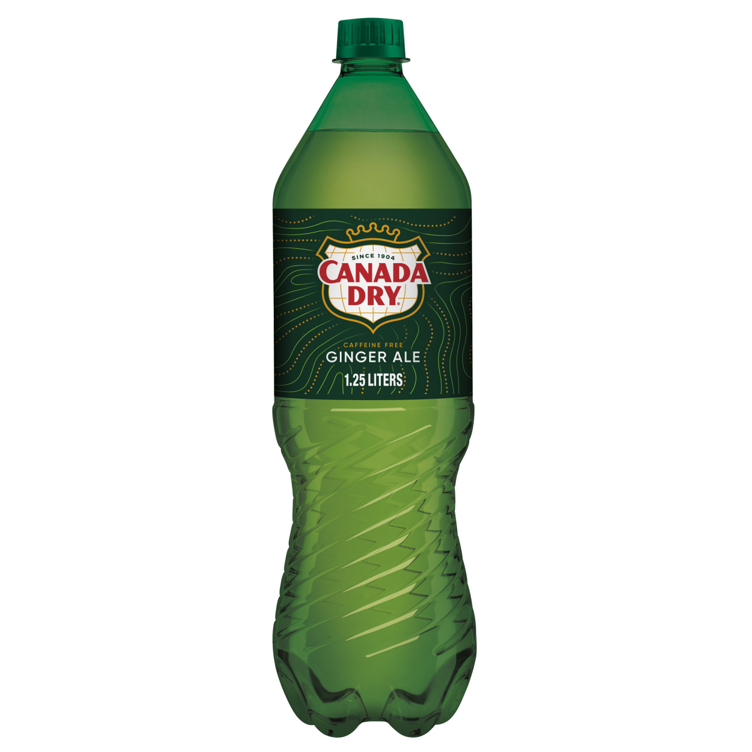 slide 1 of 5, Canada Dry Ginger Ale Soda, 1.25 L bottle, 42.2 fl oz