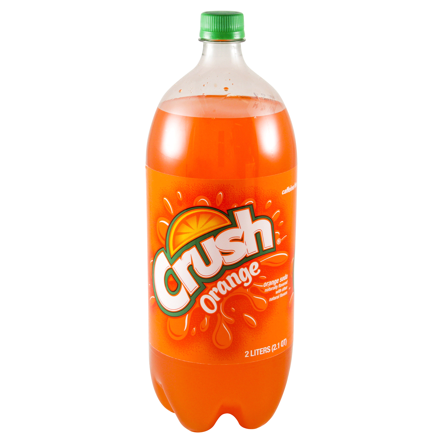 slide 2 of 3, Crush Orange Soda 2 lt, 2 liter