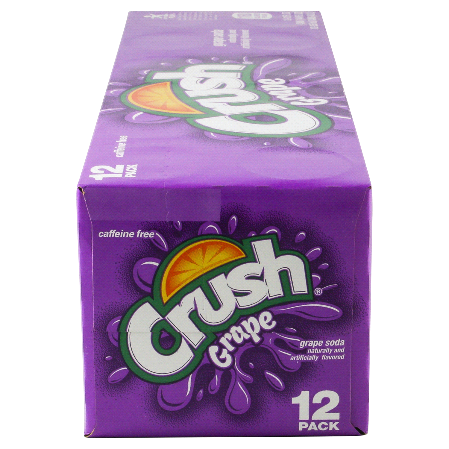 slide 3 of 4, Crush Grape Soda, 12 fl oz cans, 12 pack, 12 ct; 12 oz