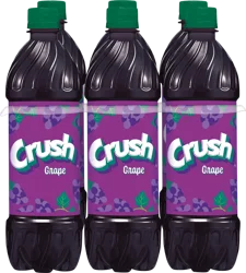 Crush Grape Soda, .5 L bottles, 6 pack