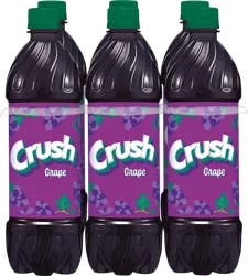 Crush Grape Soda, .5 L bottles, 6 pack