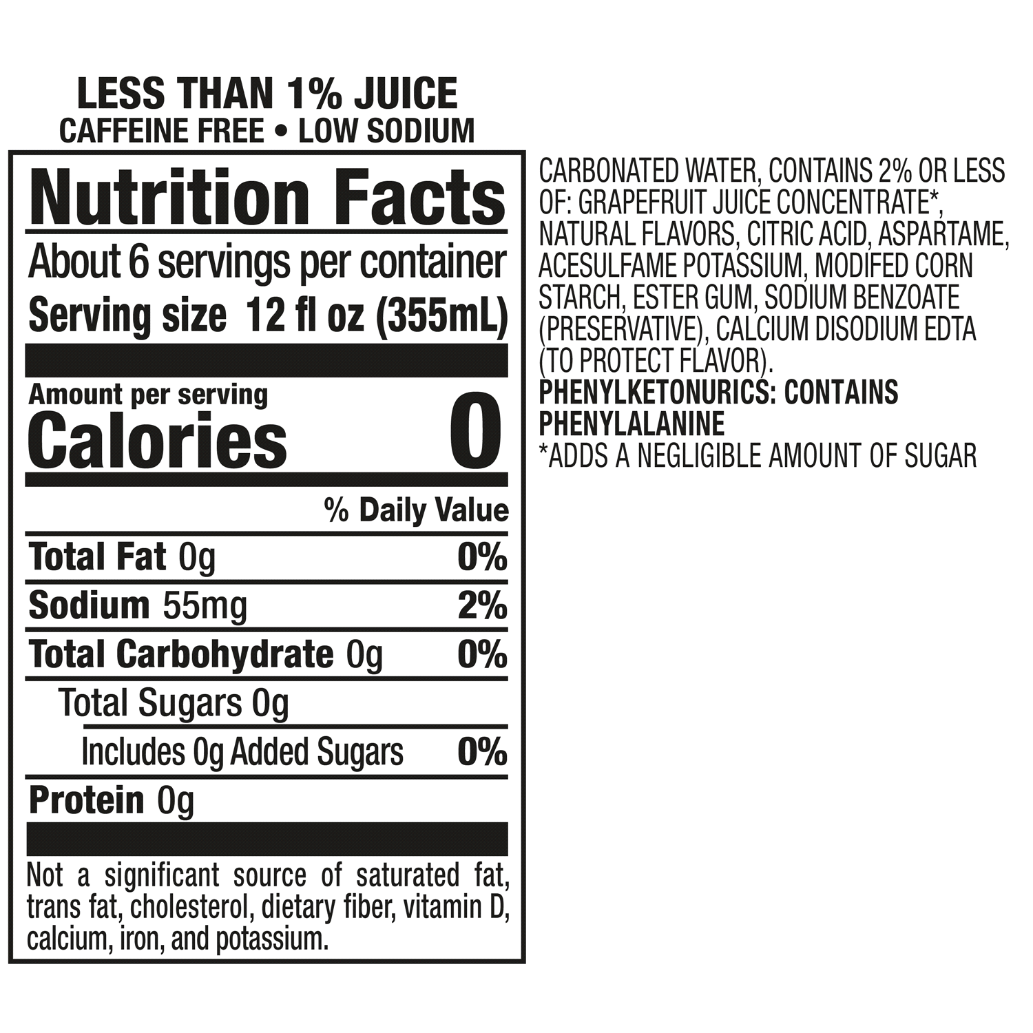 slide 2 of 5, Squirt Zero Sugar Grapefruit Soda 2.1 qt, 2.1 qt