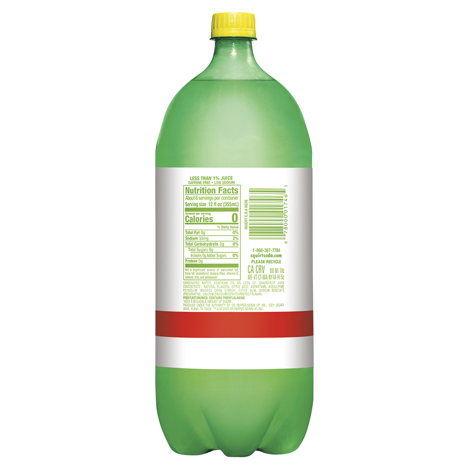 slide 4 of 5, Squirt Zero Sugar Grapefruit Soda 2.1 qt, 2.1 qt