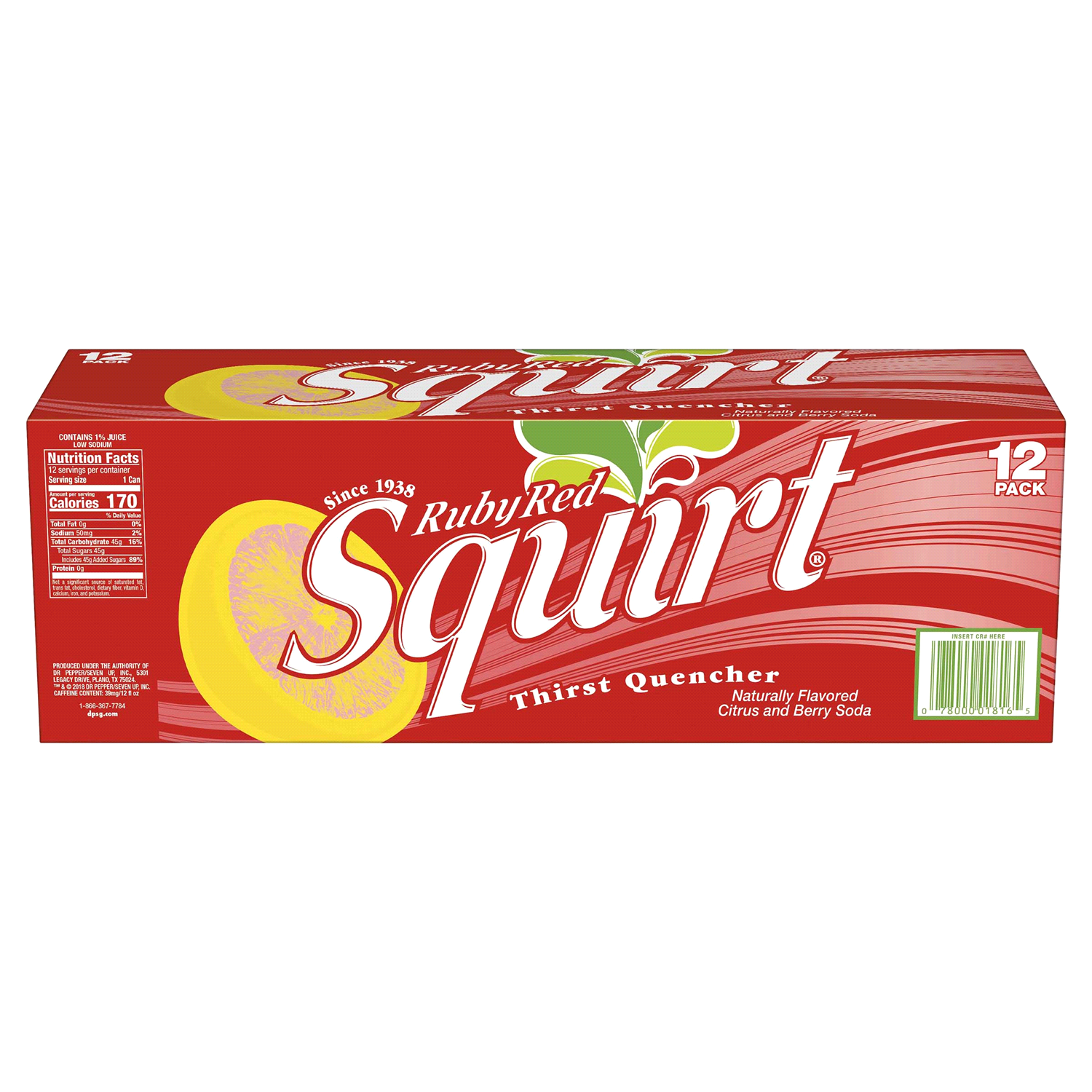 slide 4 of 5, Squirt Ruby Red Soda - 12 ct; 12 fl oz, 12 ct; 12 fl oz