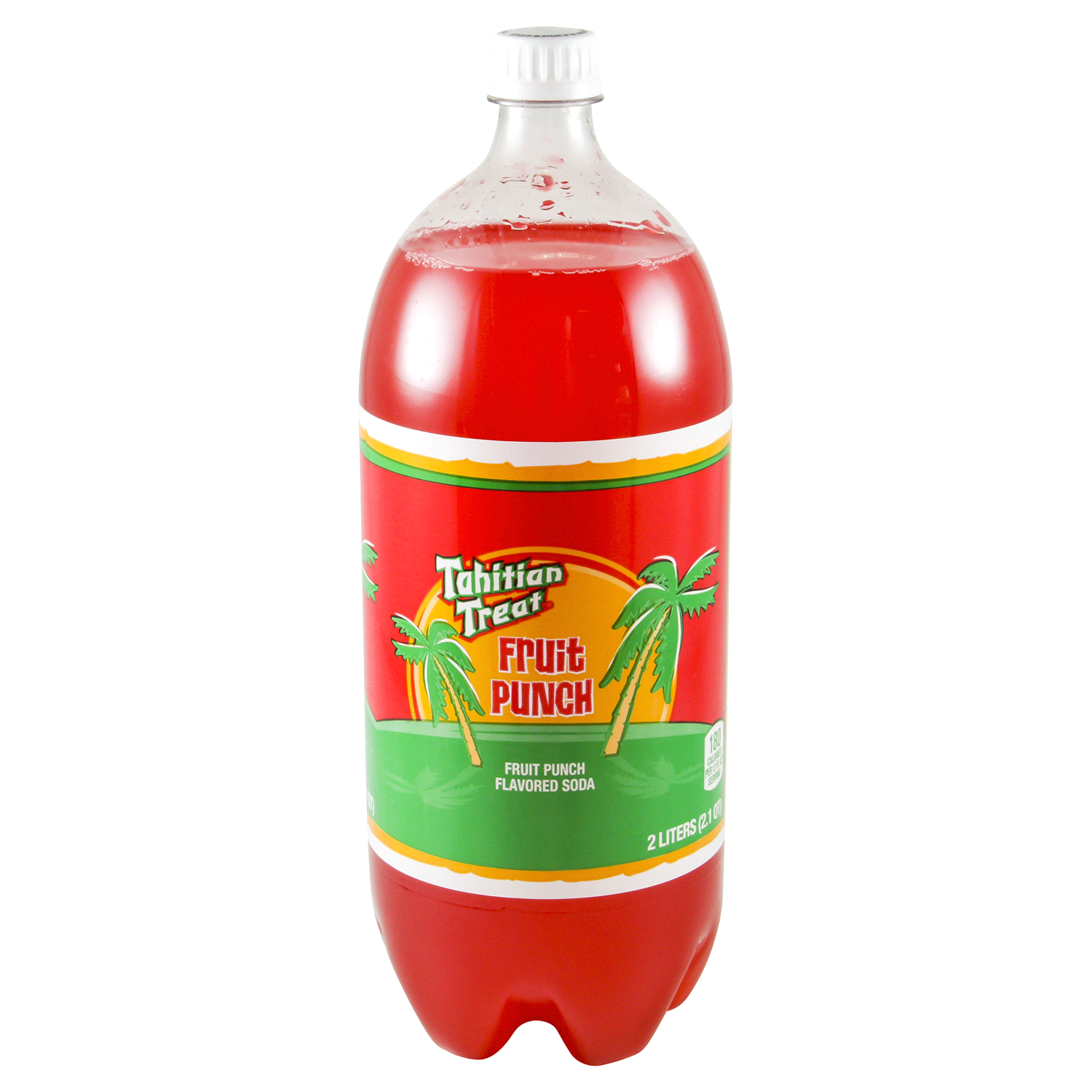 slide 1 of 3, Tahitian Treat Fruit Punch Soda 2 lt, 2 liter