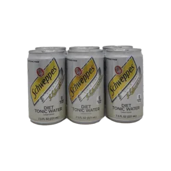 SCHWEPPES DIET TONIC 6PK MINI CANS