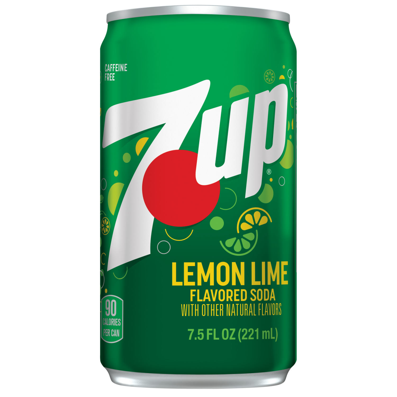 slide 3 of 5, 7UP Lemon Lime Soda, 7.5 fl oz mini cans, 10 pack, 10 ct; 7.5 fl oz