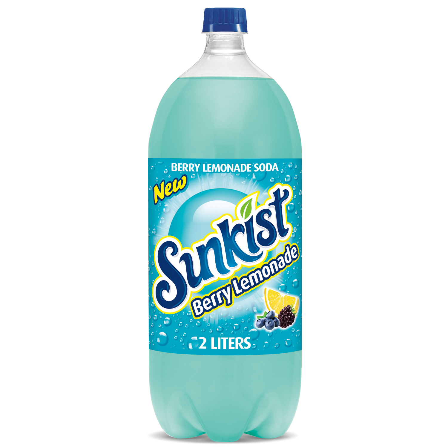 slide 1 of 3, Sunkist Berry Lemonade Soda- 2 liter, 2.1 qt