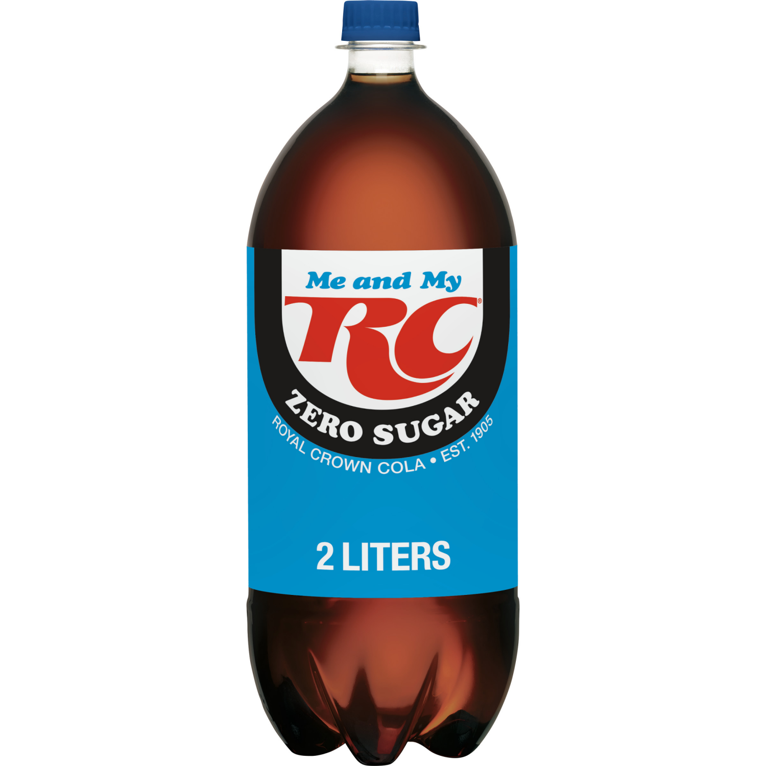 slide 1 of 3, Rc Cola Zero Sugar, 2 liter
