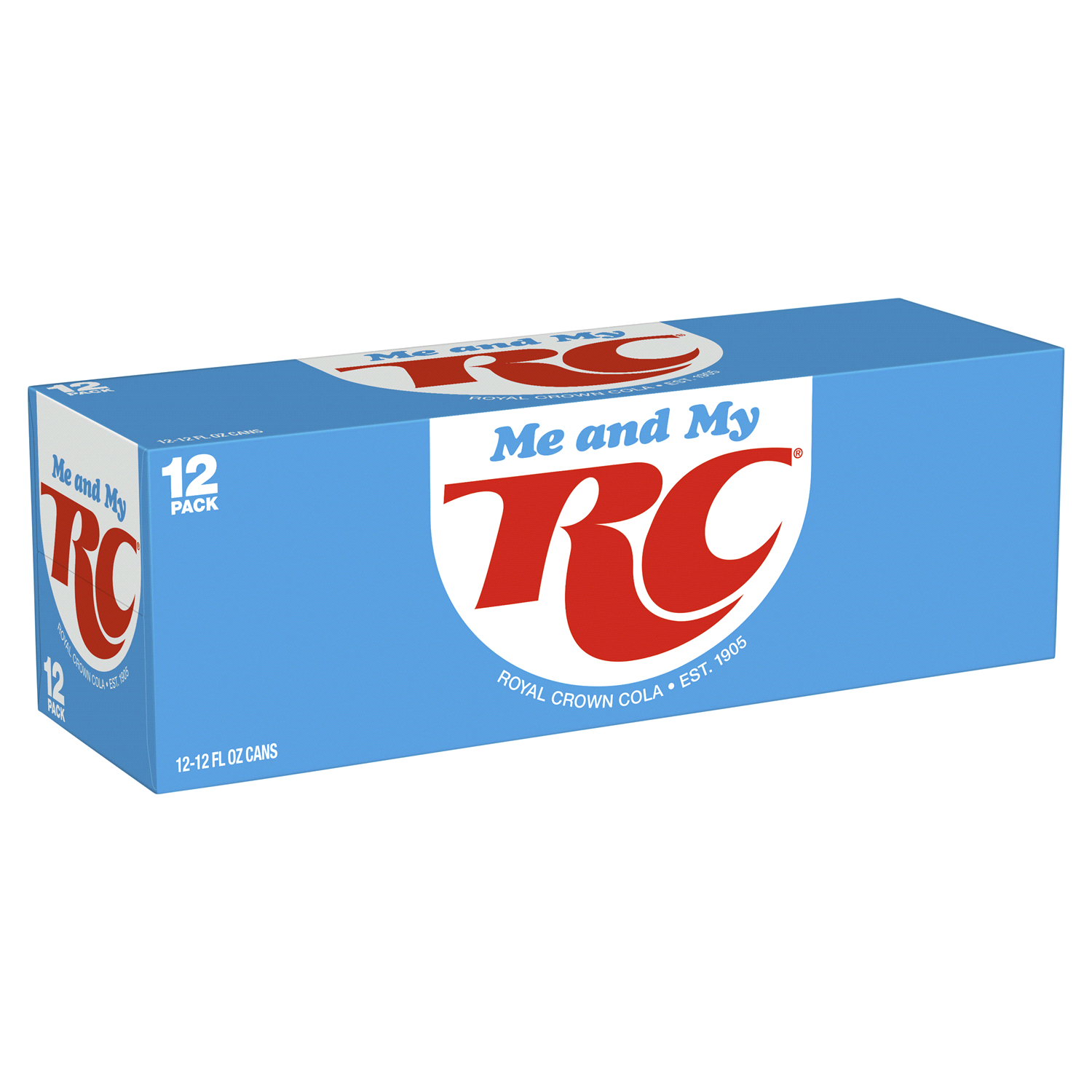 slide 5 of 5, Royal Crown RC Cola Soda, 12 fl oz cans, 12 pack, 12 ct; 12 fl oz