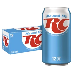 Royal Crown RC Cola Soda, 12 fl oz cans, 12 pack