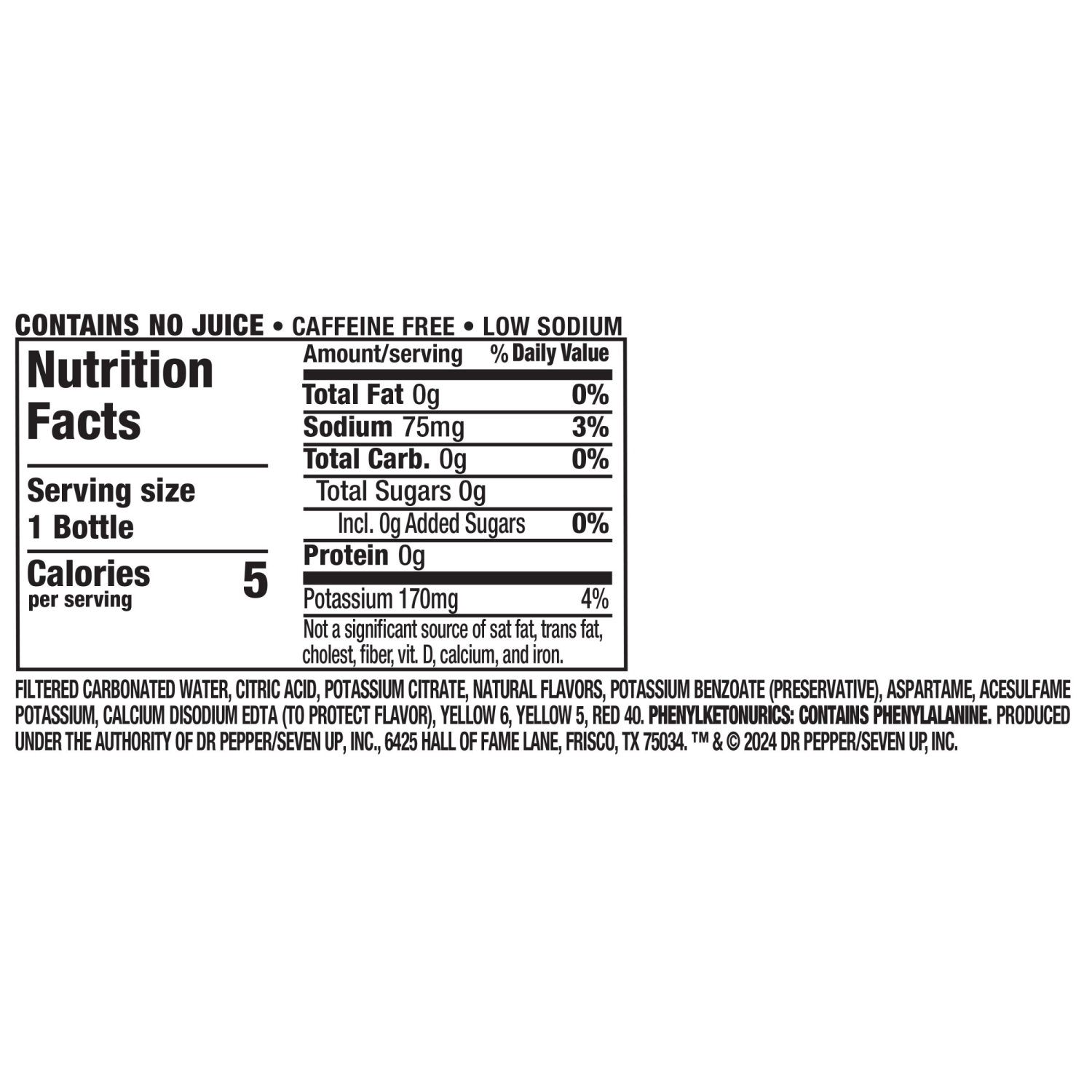 slide 2 of 3, 7UP Tropical Zero Sugar Soda, 20 fl oz bottle, 20 fl oz