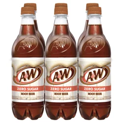 A&W Zero Sugar Root Beer 6 ea