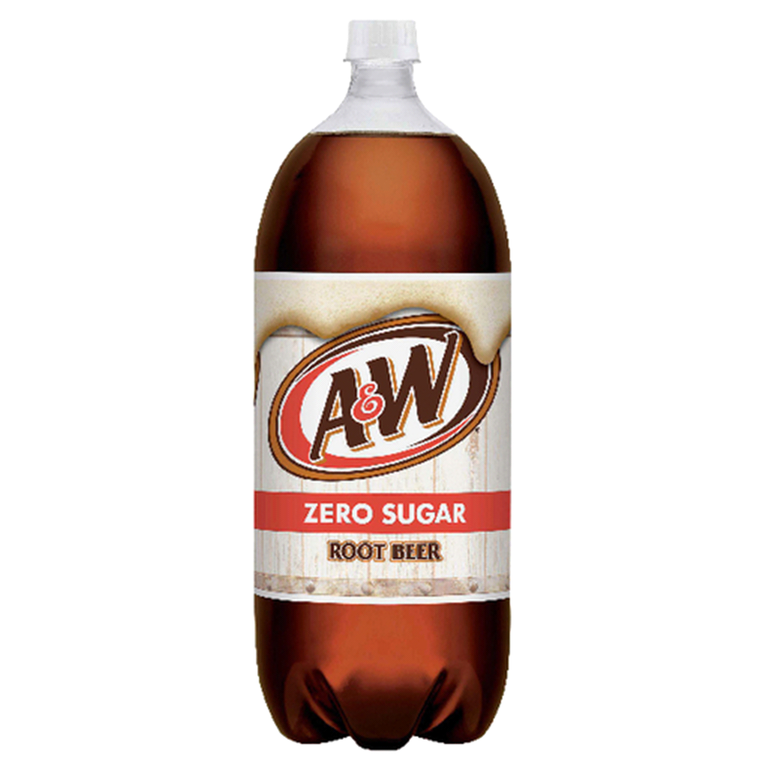 slide 1 of 1, A&W Zero Sugar Root Beer 2 lt Bottle, 2 liter