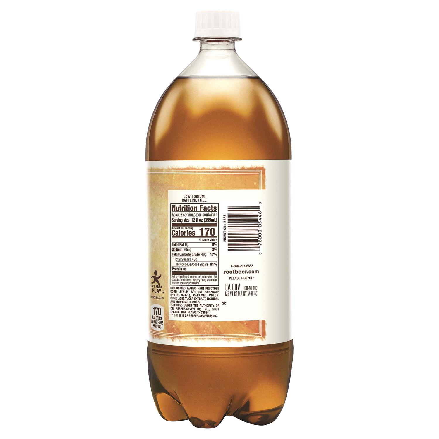 slide 3 of 4, A&W Cream Soda 2 lt Bottle, 2 liter