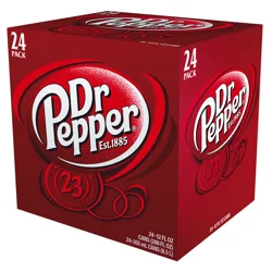 Dr Pepper Soda 24 ea