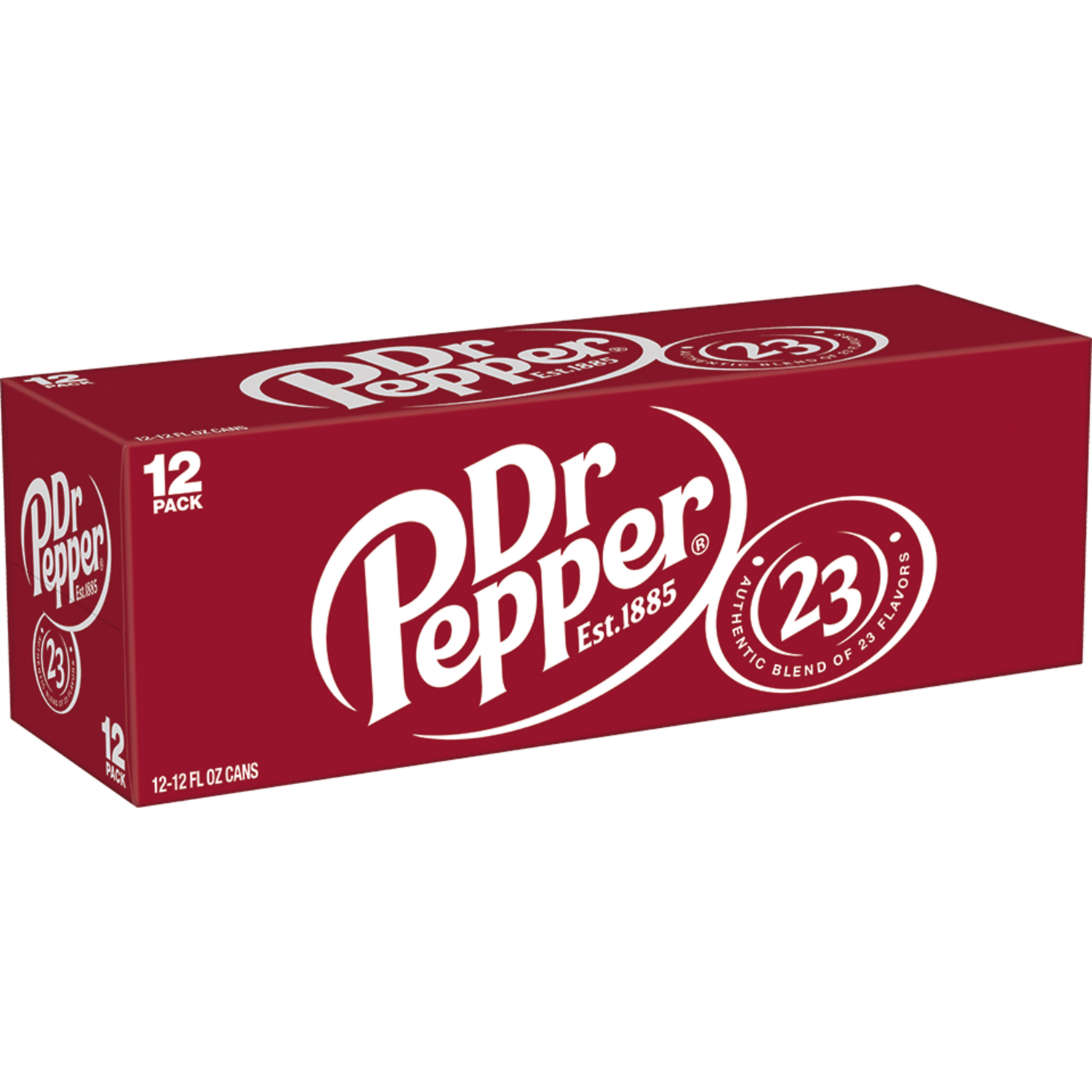 slide 2 of 5, Dr Pepper 12 Pack Soda 12-12 fl oz Cans, 12 ct; 12 fl oz