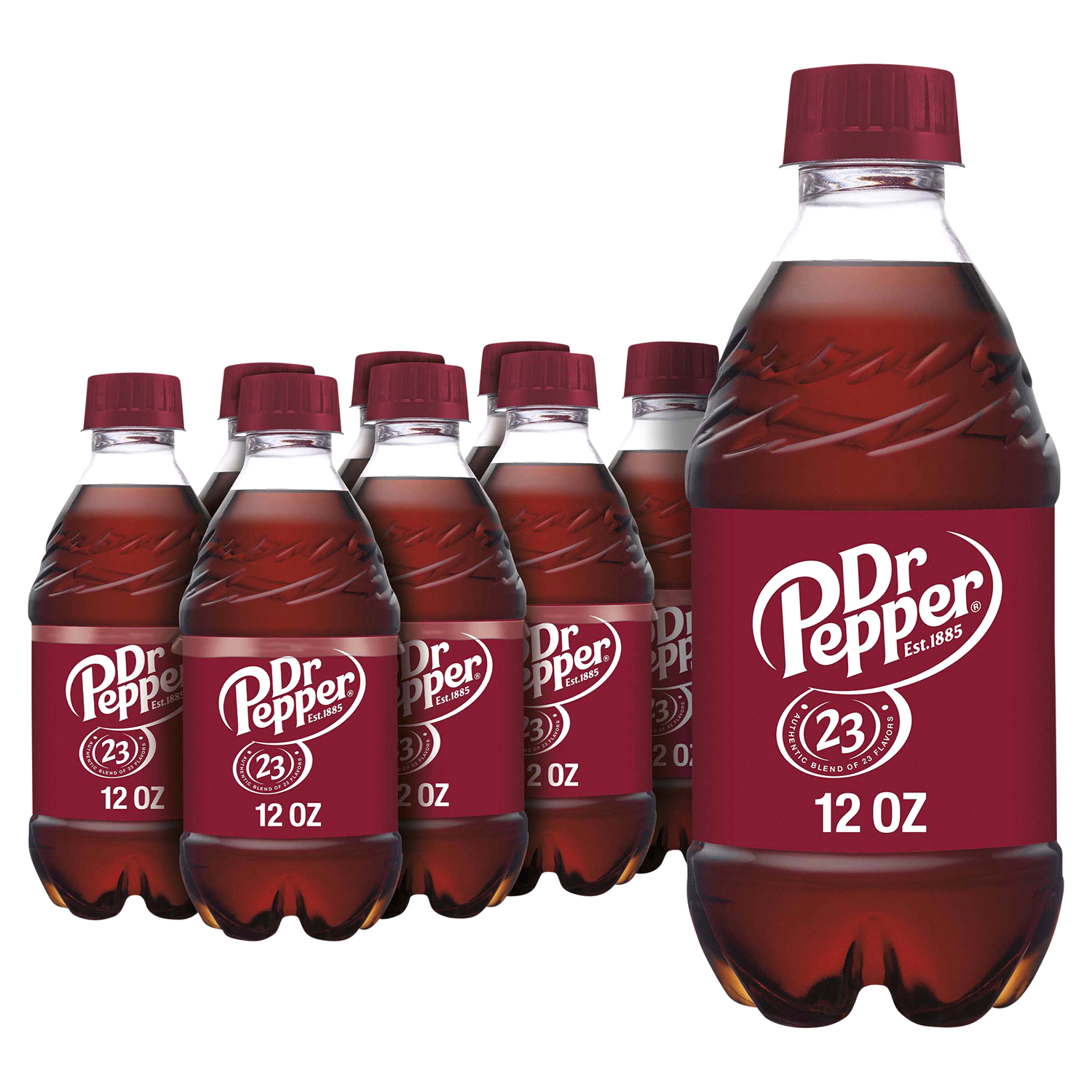slide 1 of 5, Dr Pepper Soda, 12 fl oz bottles, 8 pack, 8 ct; 12 fl oz